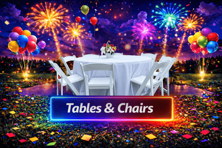 Tables & Chairs Rentals